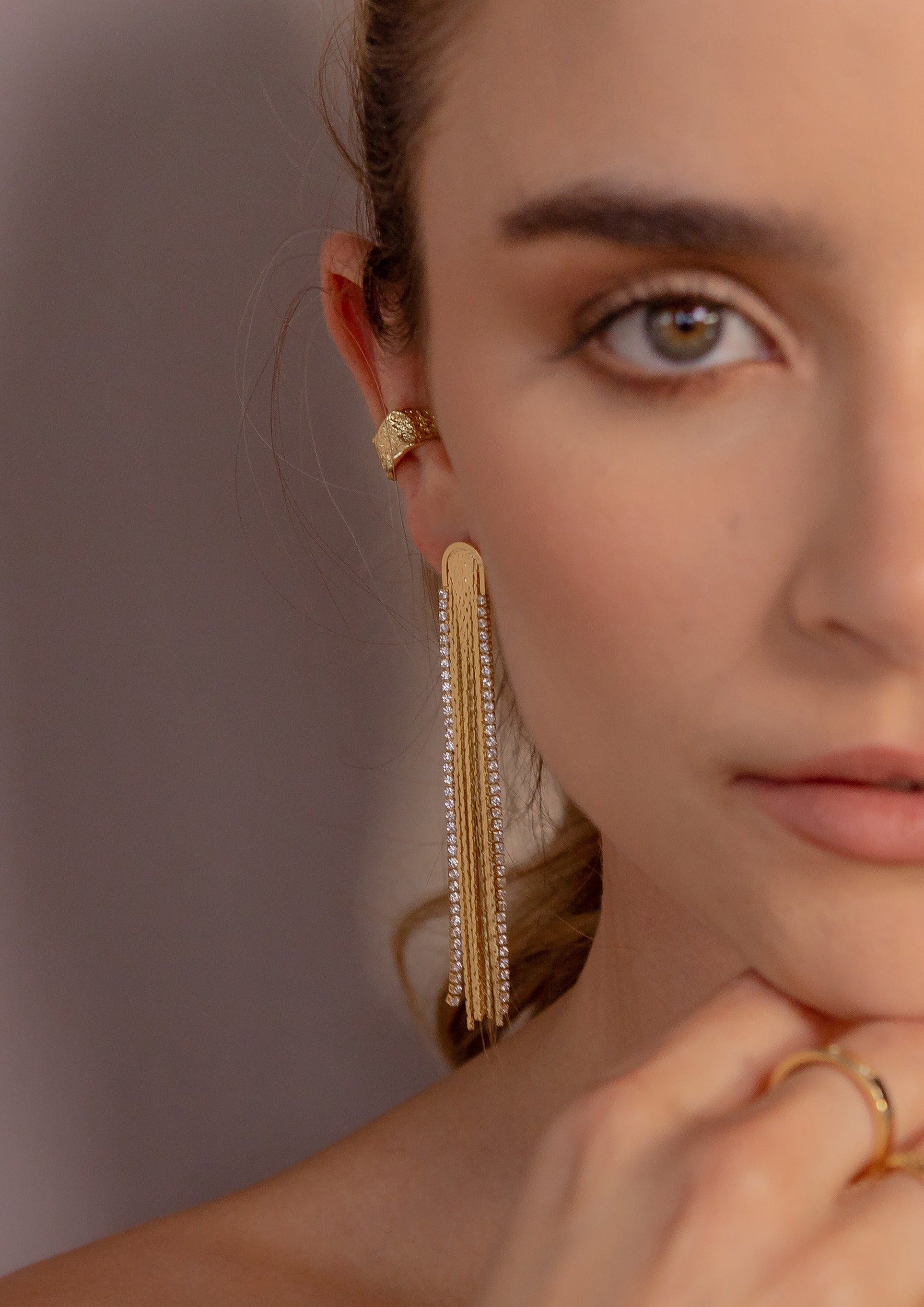 Aretes Apoteósica Oro