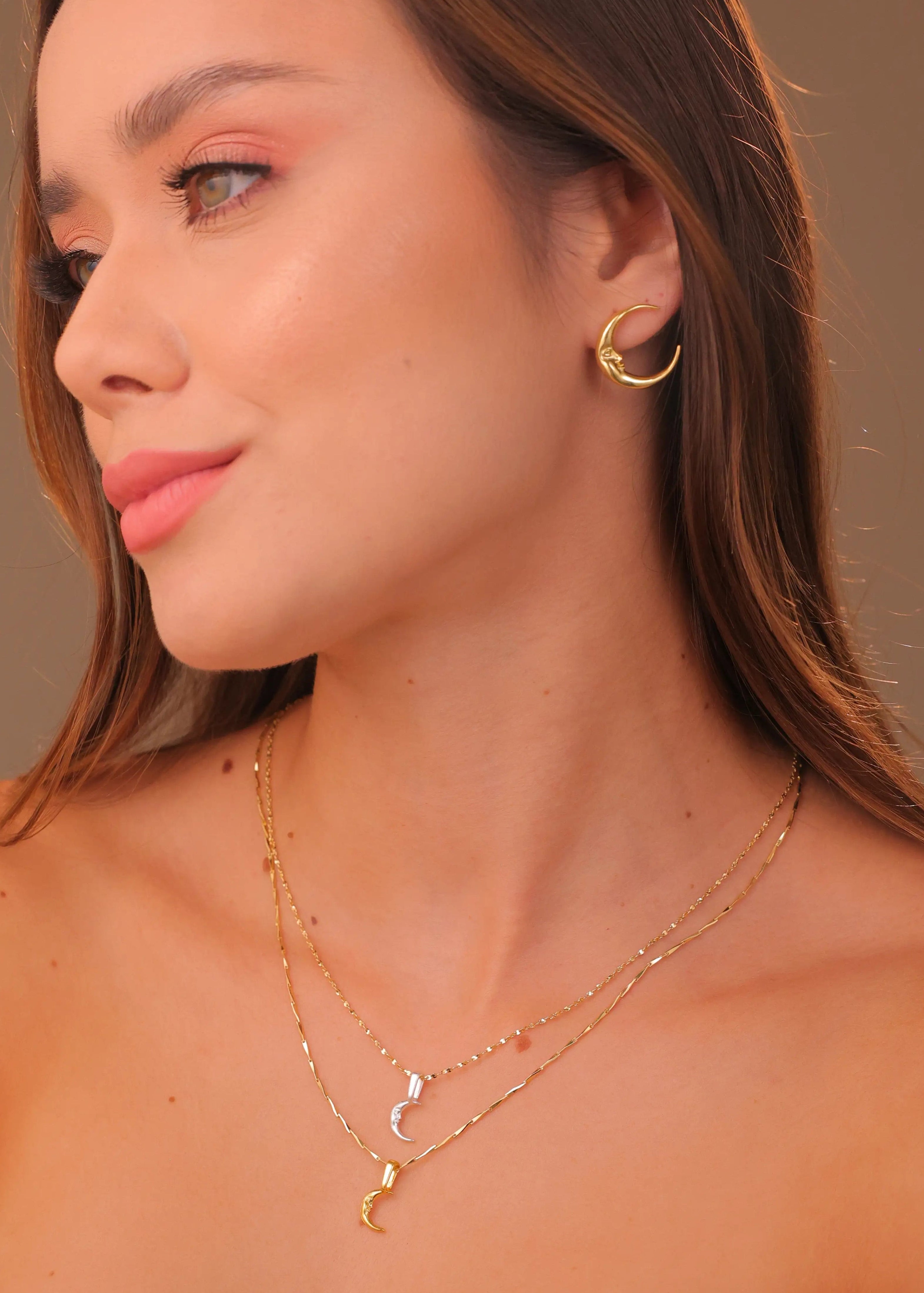 Aretes Lunas