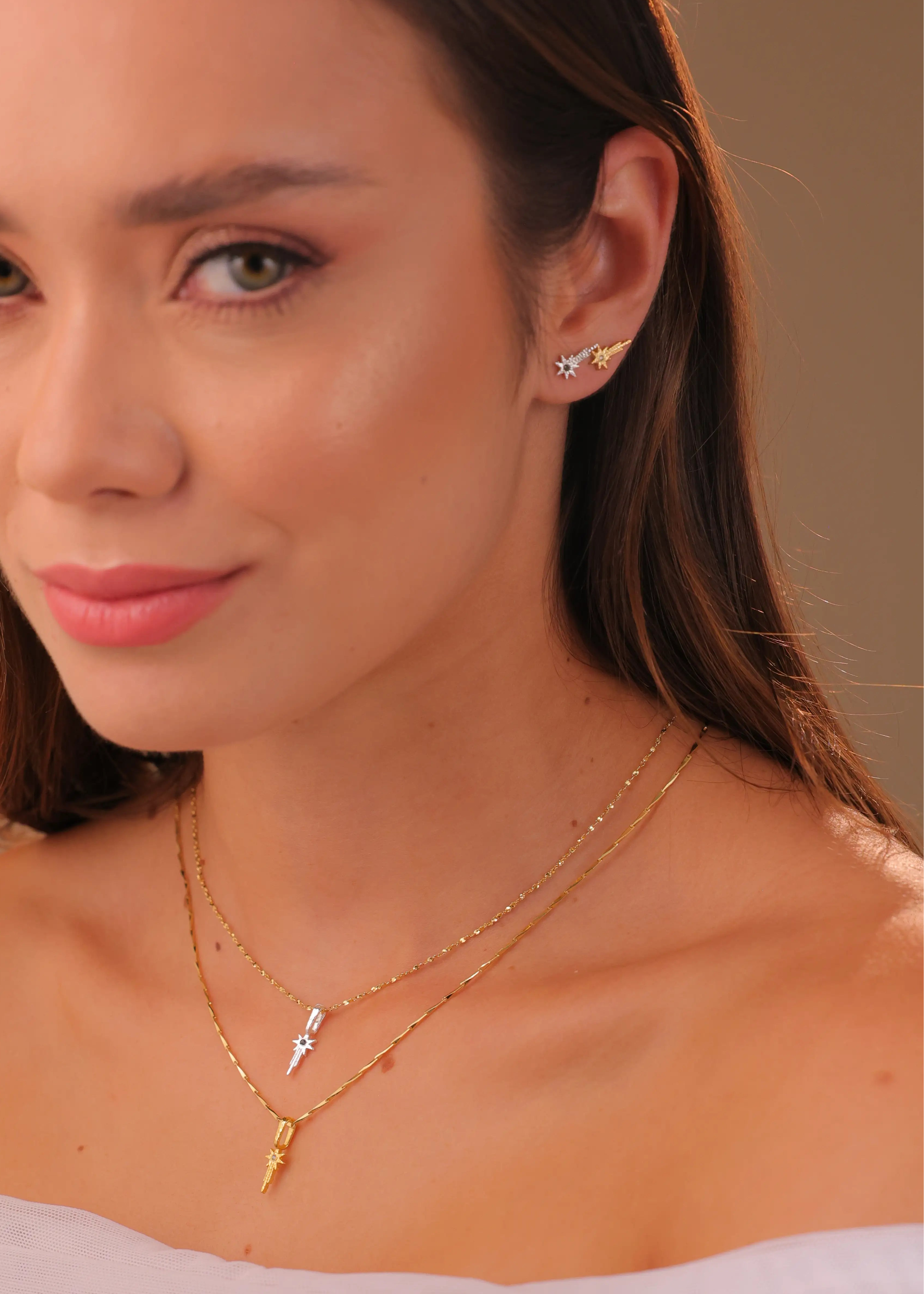 Aretes Estrella Fugaz