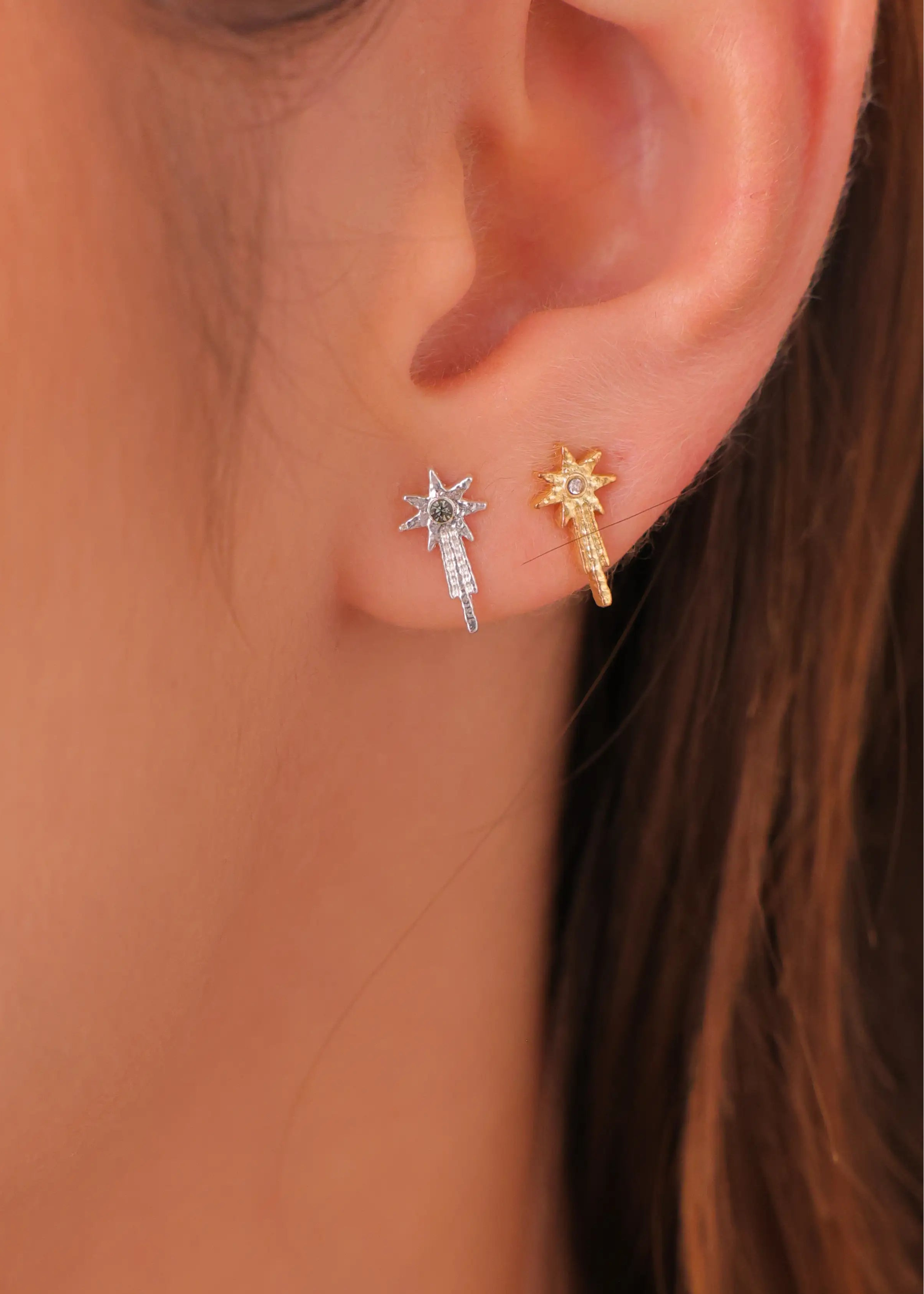 Aretes Estrella Fugaz