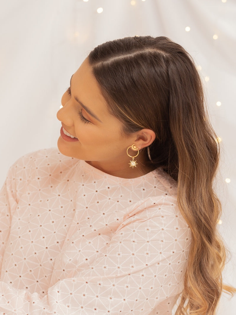 Aretes Energía Universal Círculo