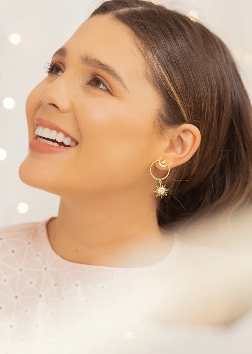 Aretes Energía Universal Círculo