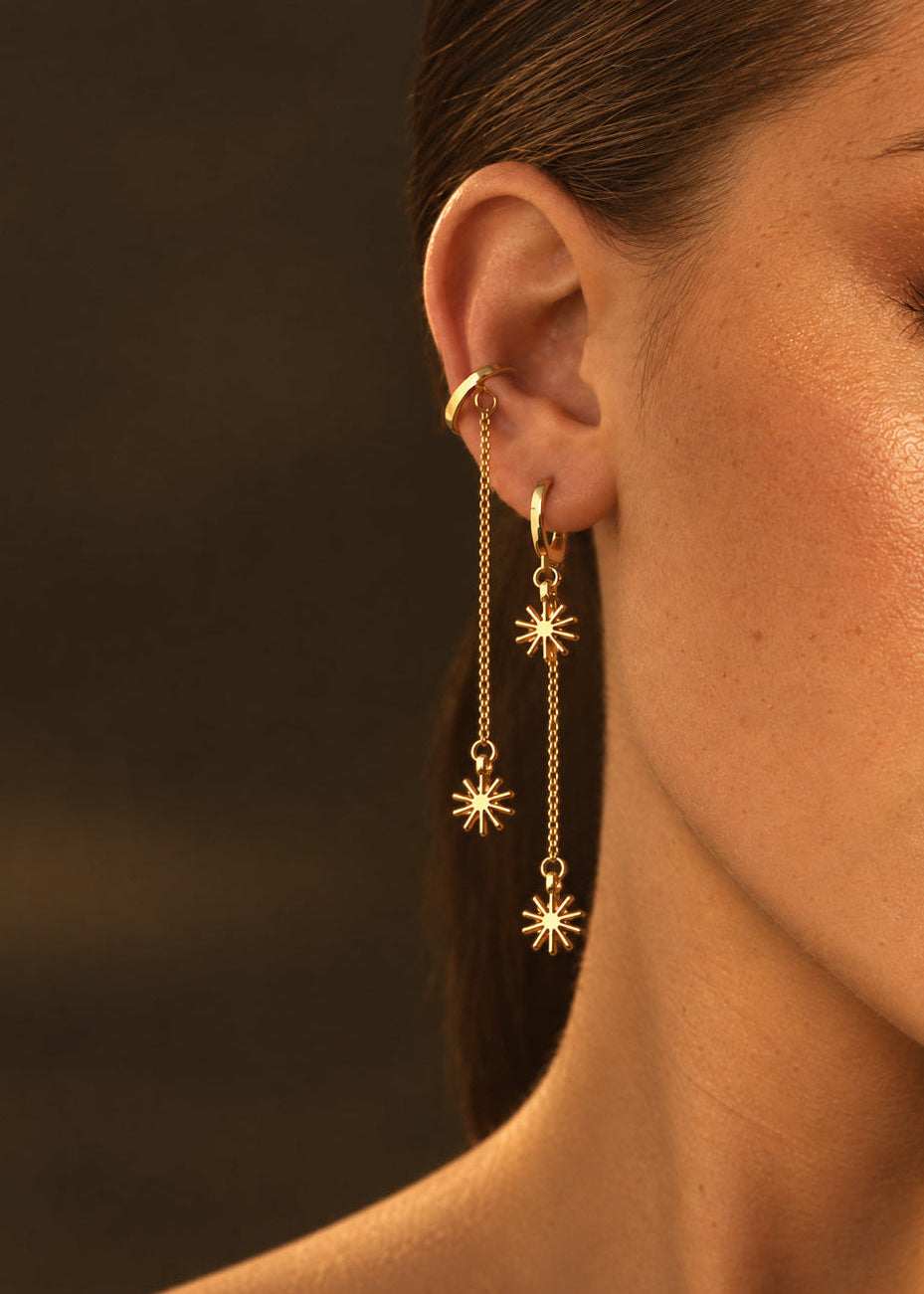Set x2 Earcuffs + Pendientes Constelaciones │ Coordenada Astral