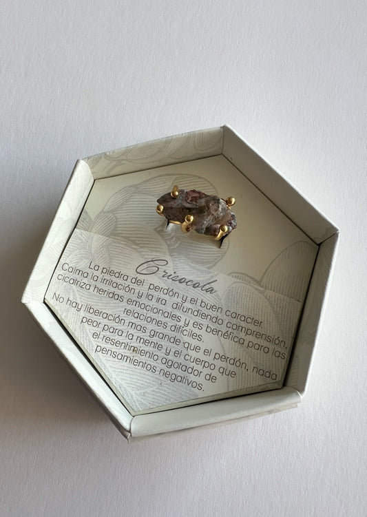 Anillo Crisocola