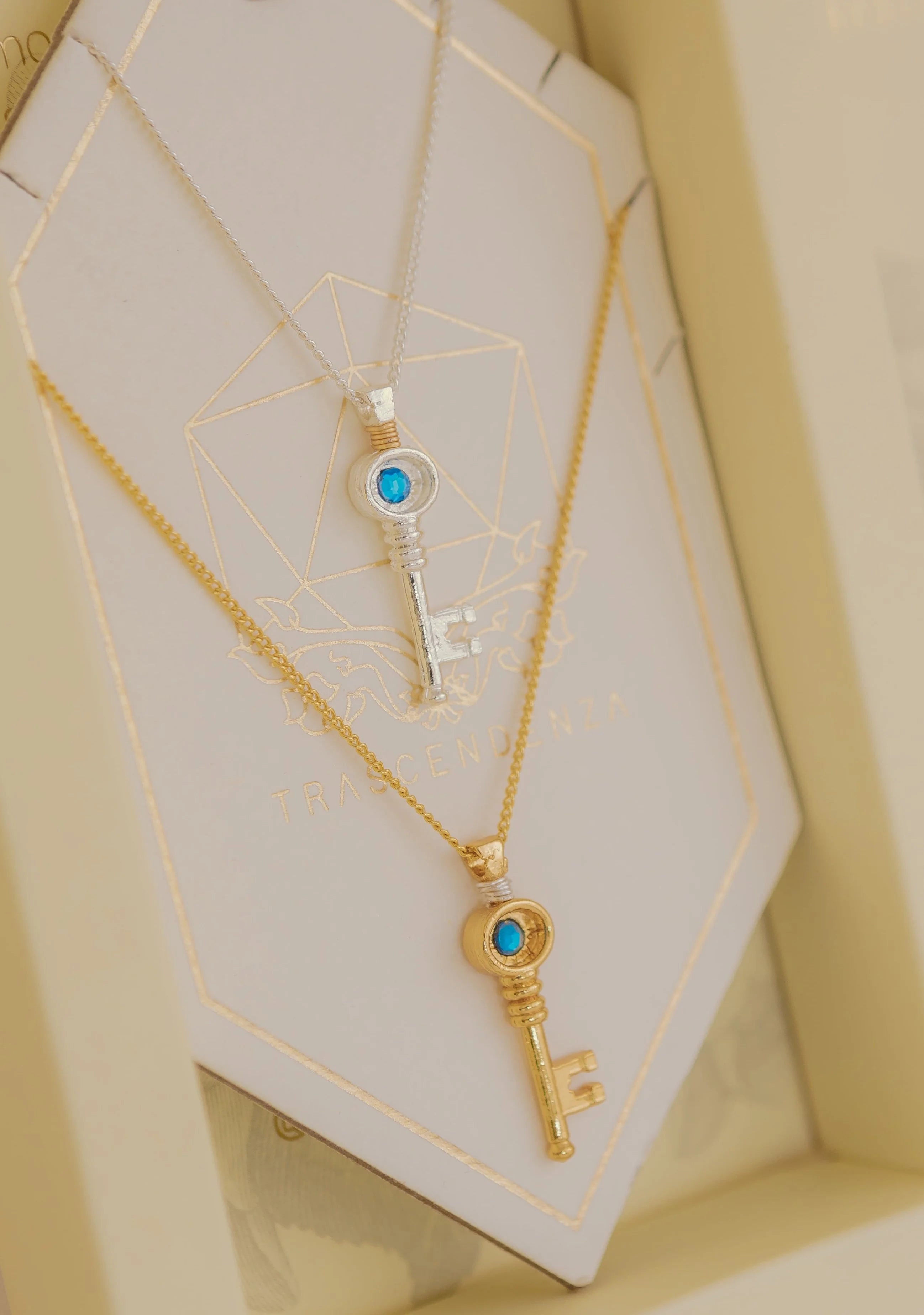 Pacto collar llave maestra oro-plata