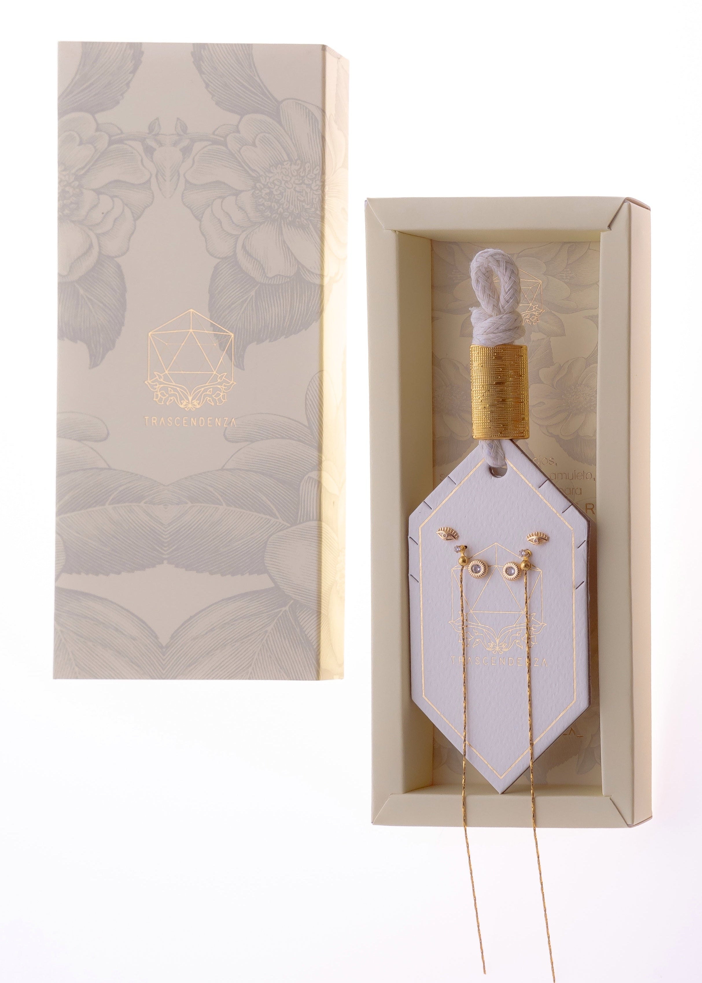 Aretes Topos minis: Ojo Turco (Set x 3)