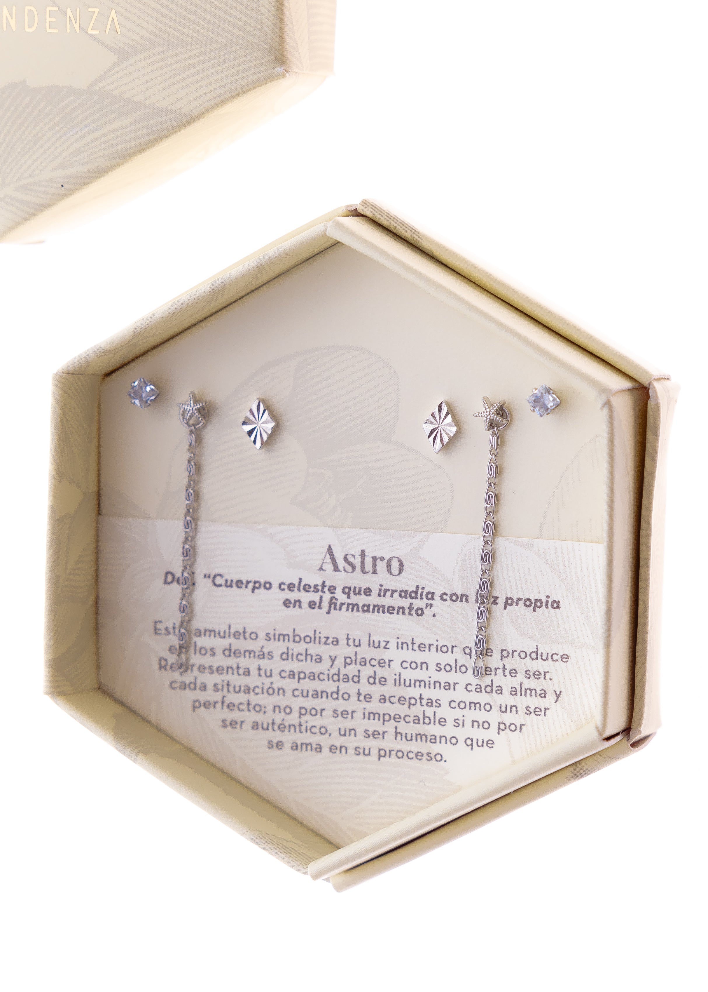 Aretes Topos minis: Astros (Set x 3)