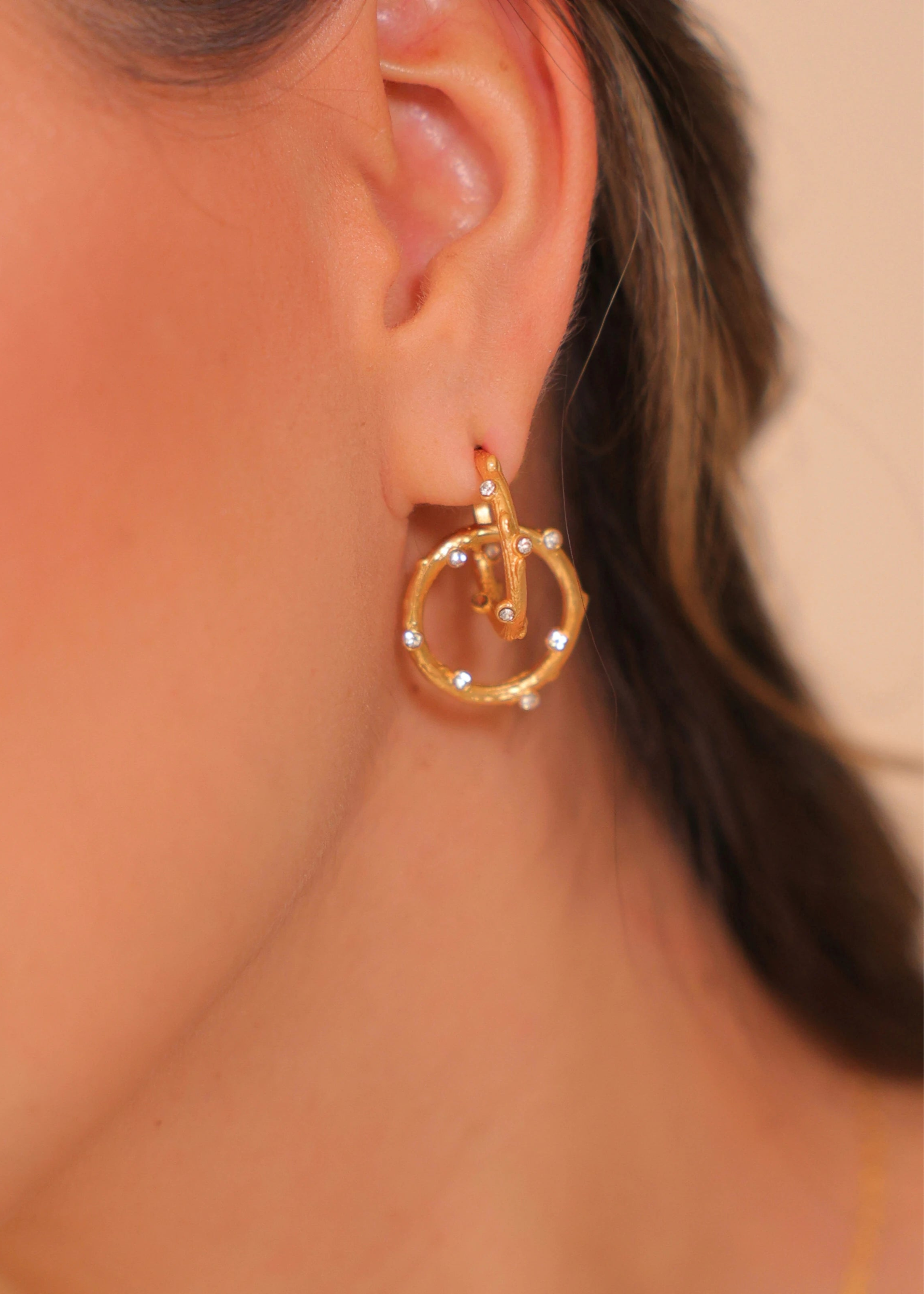 Candongas Intercambiables: Constelaciones Oro