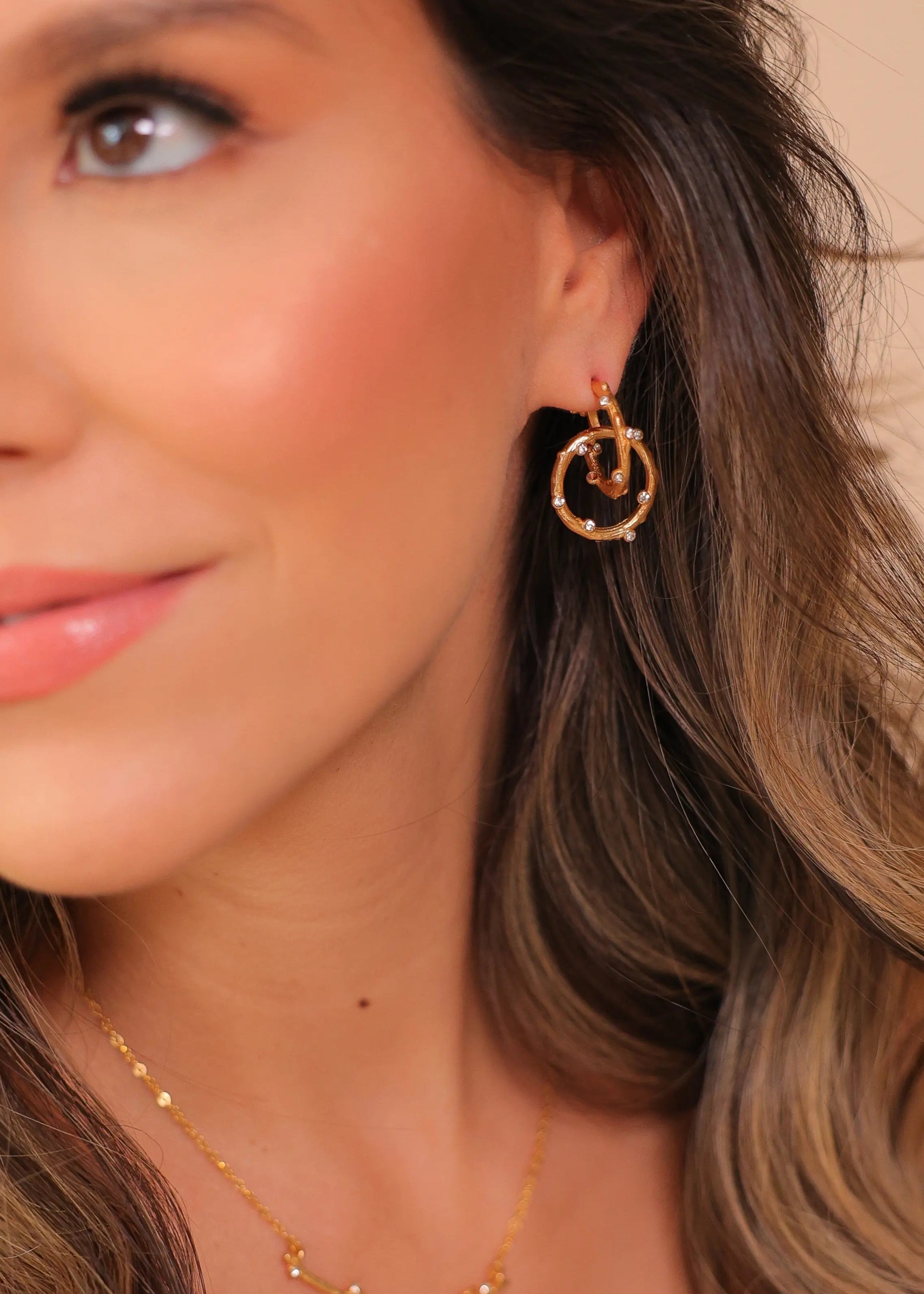 Candongas Intercambiables: Constelaciones Plateadas