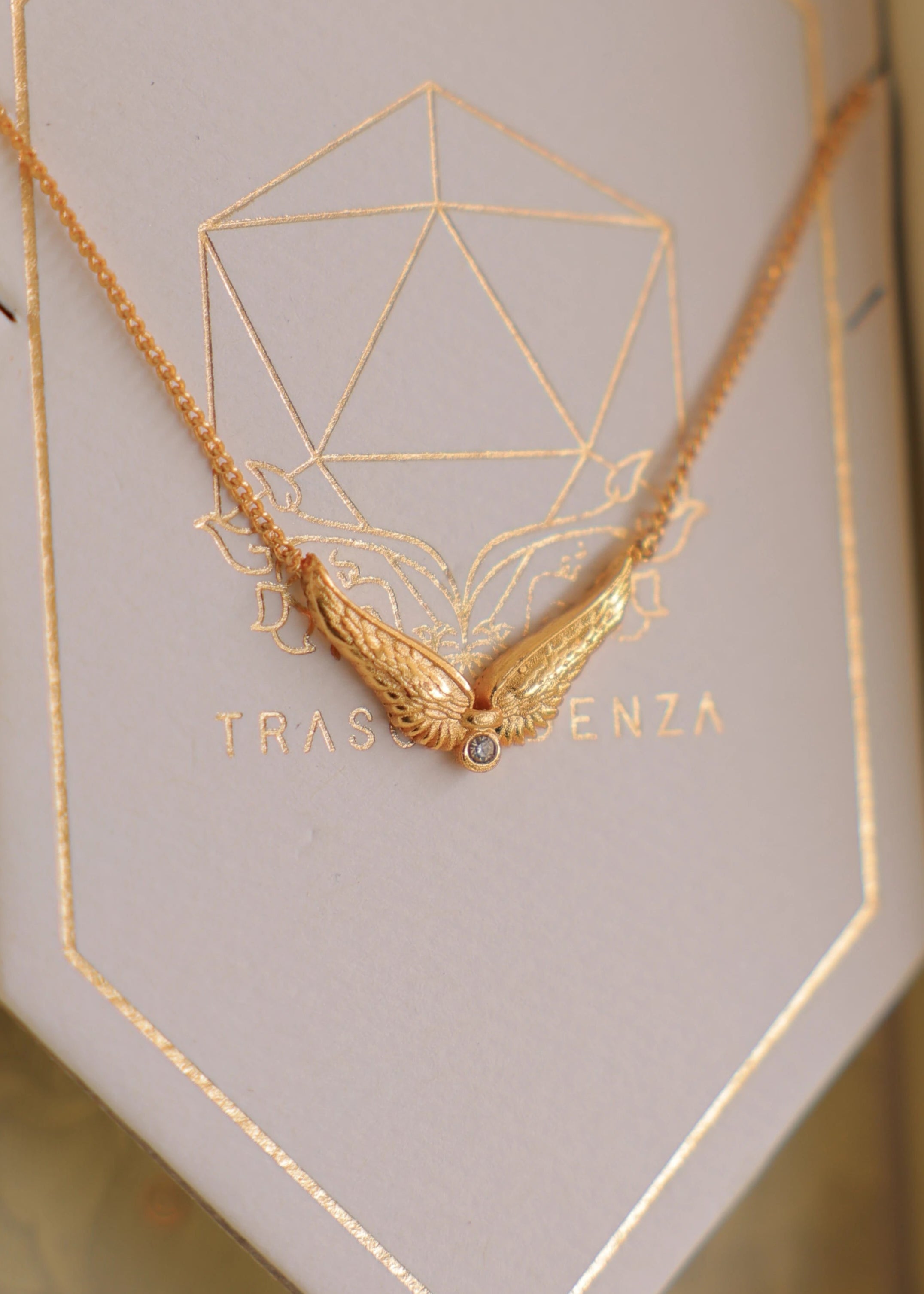 Collar Ángel Eternidad Oro