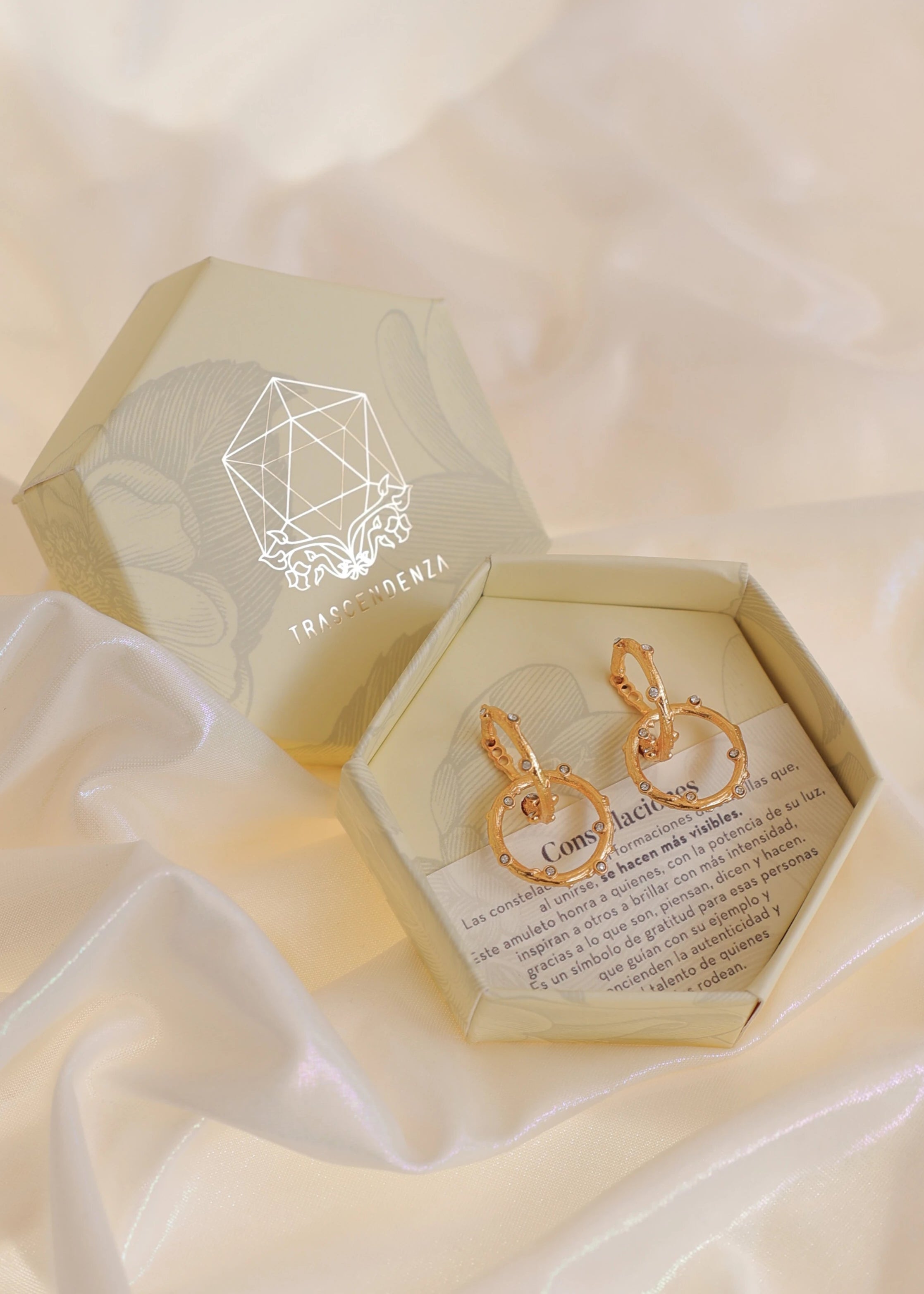 Candongas Intercambiables: Constelaciones Oro