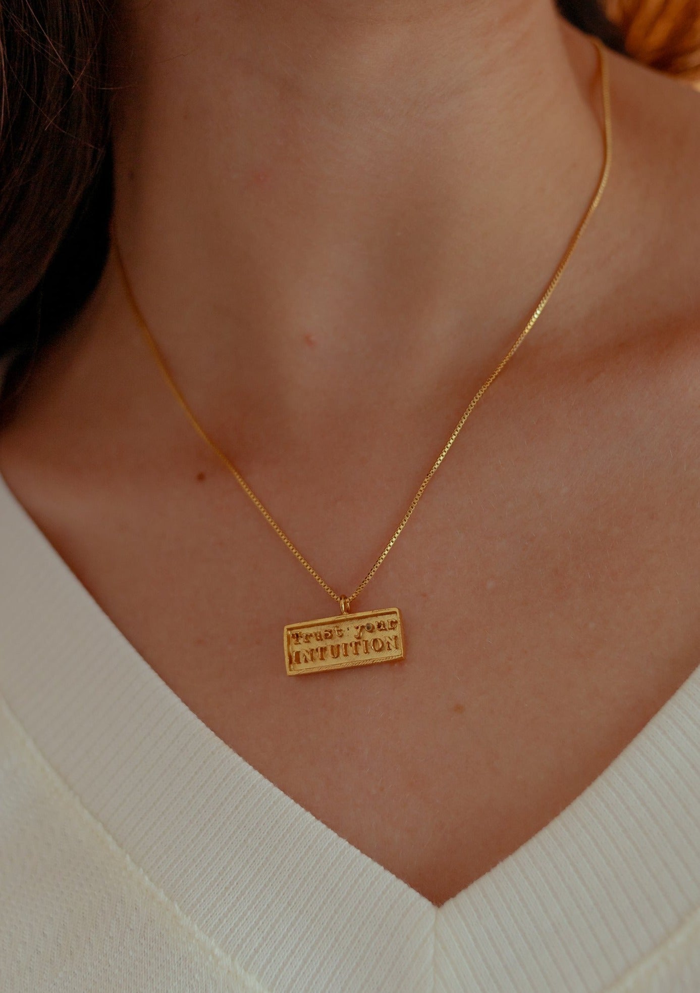 Collar Confía en tu intuición