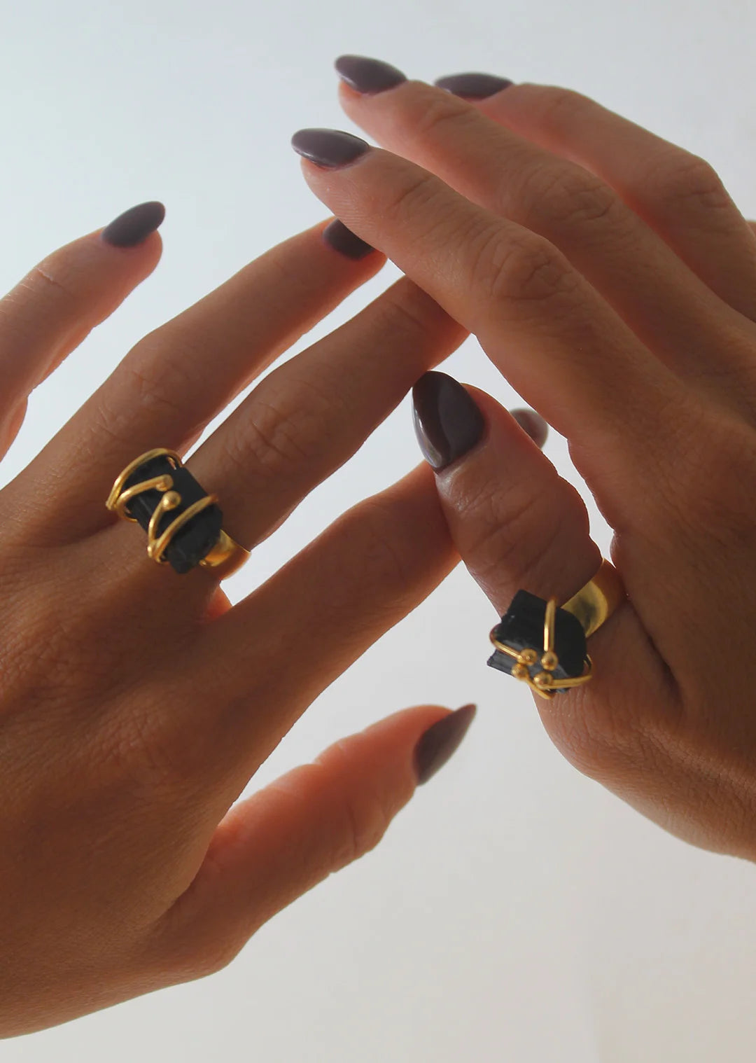 Anillo Turmalina Negra