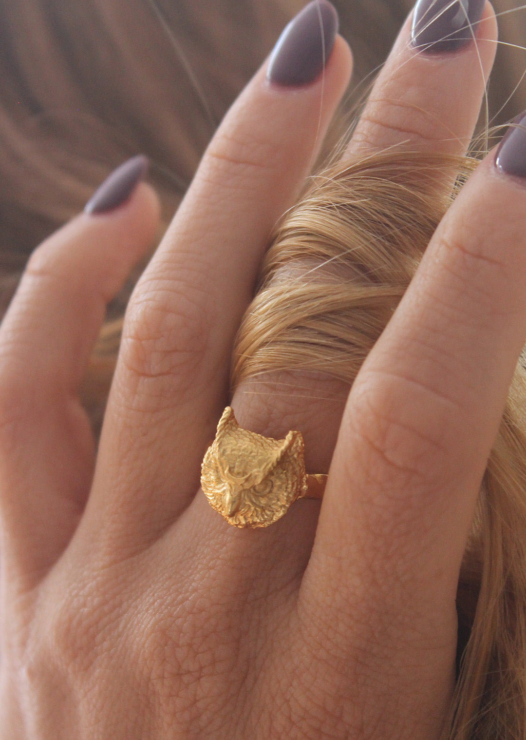 Anillo Búho Tótem Visión