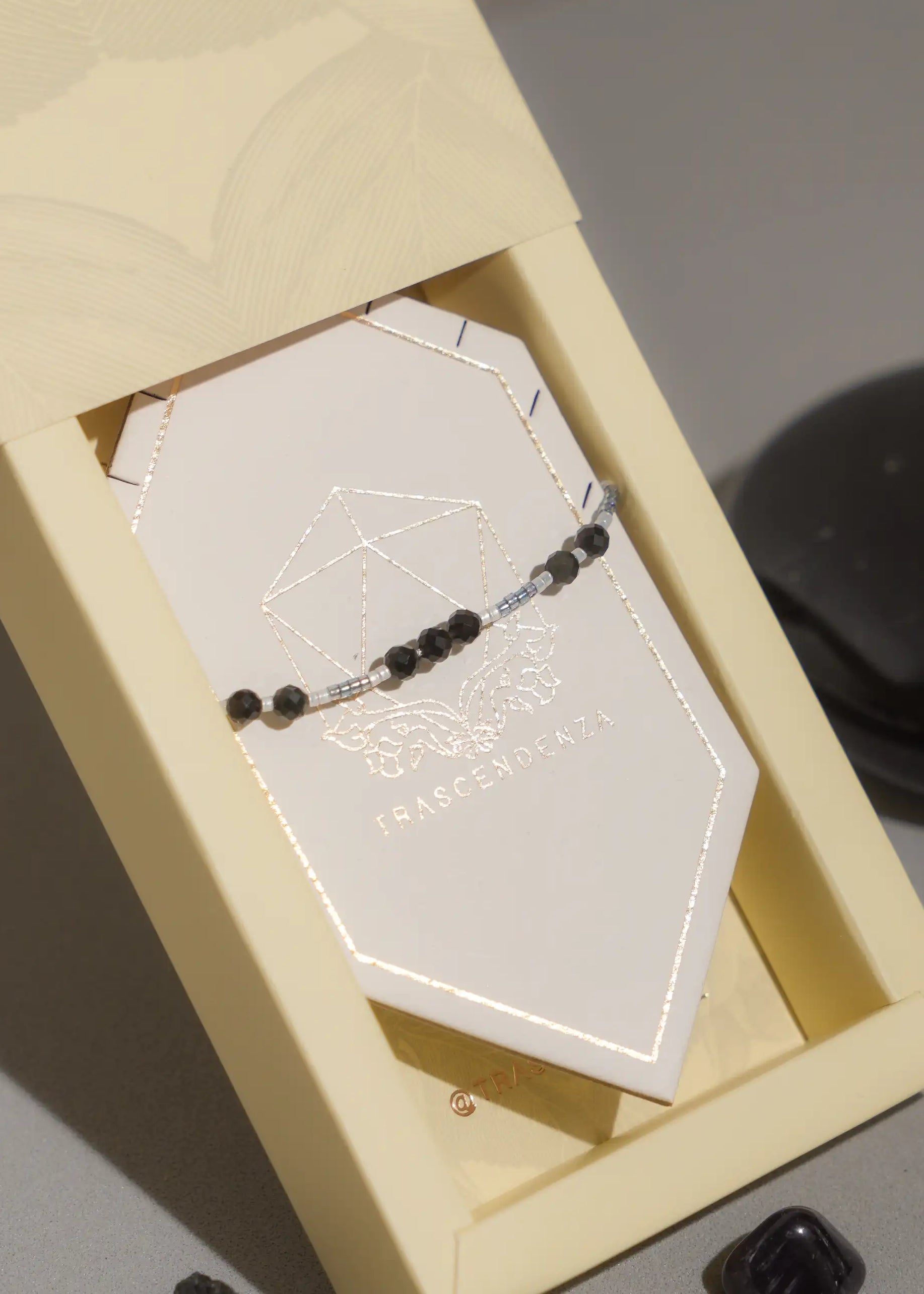 Pulsera Valentía y Autosuperación | Obsidiana