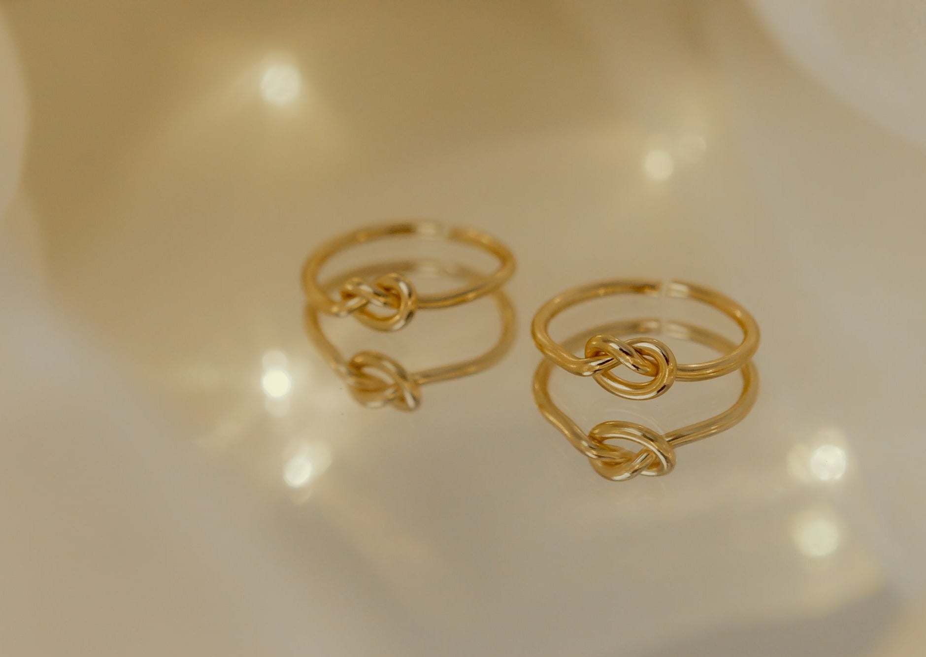 Pacto Anillos Lazo Madre e Hija  (Set x 2 Anillos) ⋆ Unión Eterna