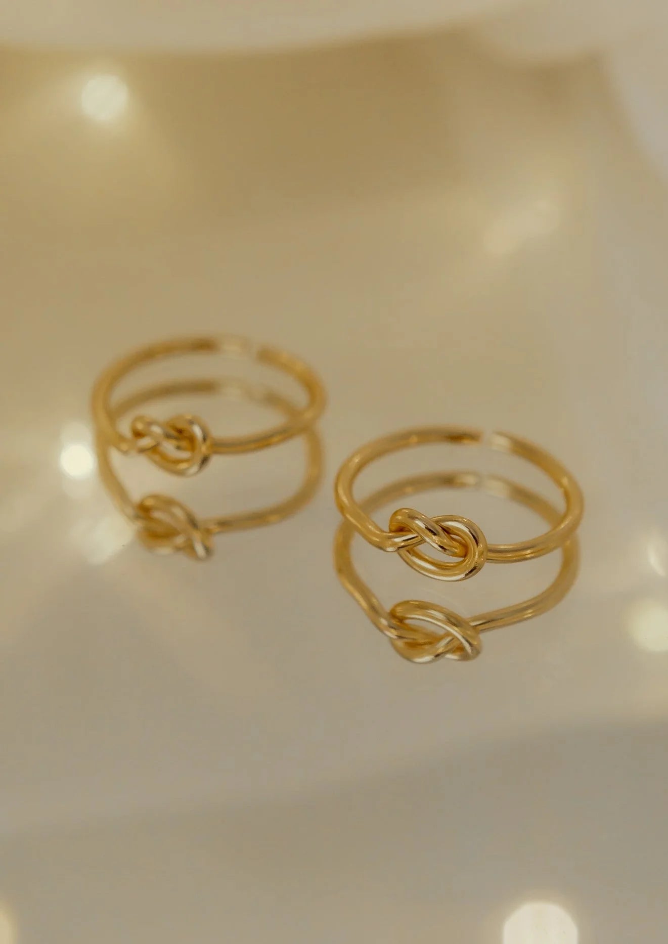 Pacto Anillos Lazo Madre e Hija  (Set x 2 Anillos) ⋆ Unión Eterna