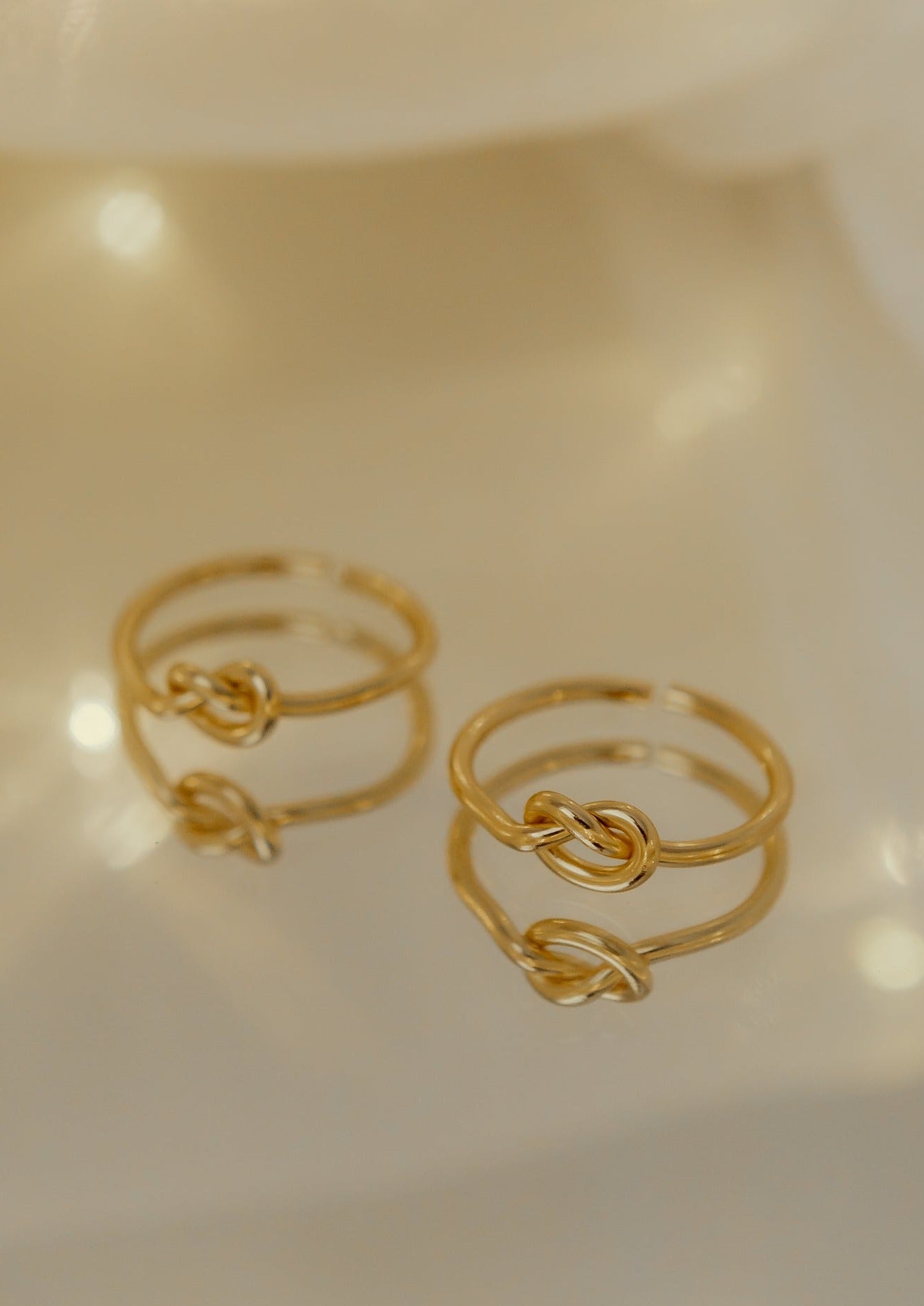 Pacto Anillos Lazo Madre e Hija  (Set x 2 Anillos) ⋆ Unión Eterna