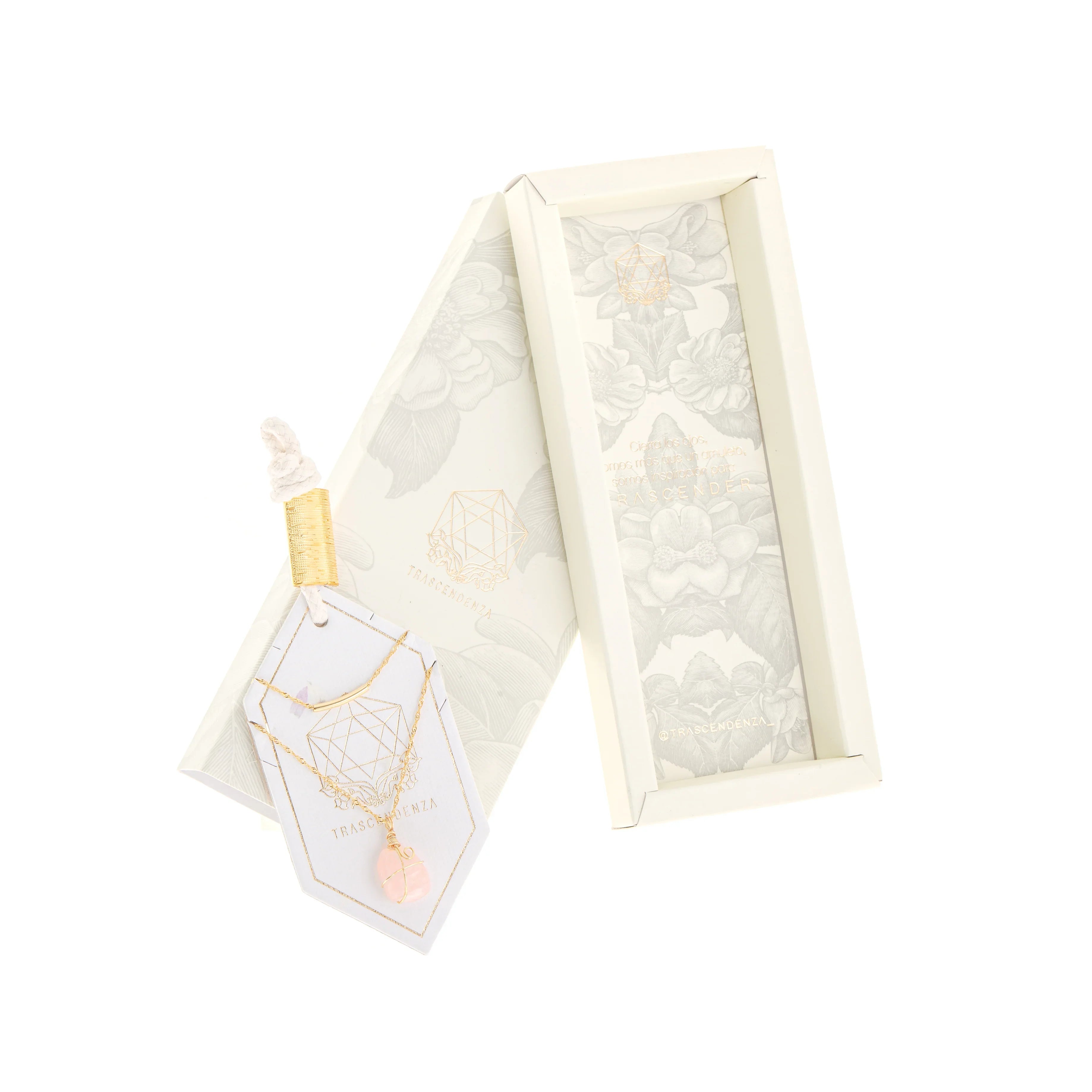 Collar Cuarzo Rosa - Piedra del Amor Incondicional